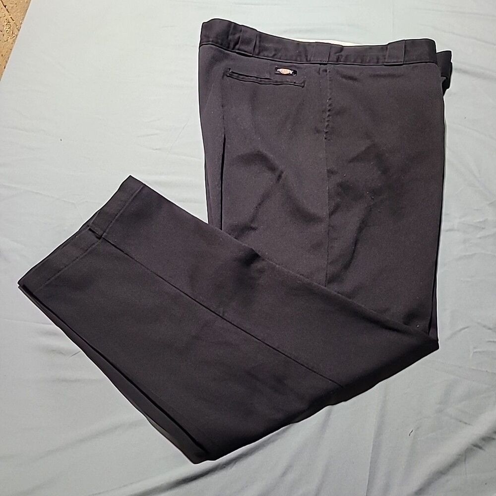 Dickies 874 Classic Original Fit Work Pants Flex Movement Black Men's 42X32
